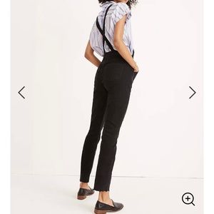 Madewell Size Small Black Overalls in Lunar Wash